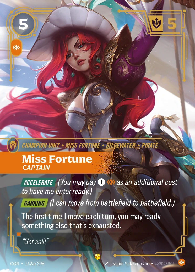 Miss Fortune, Captain 卡圖