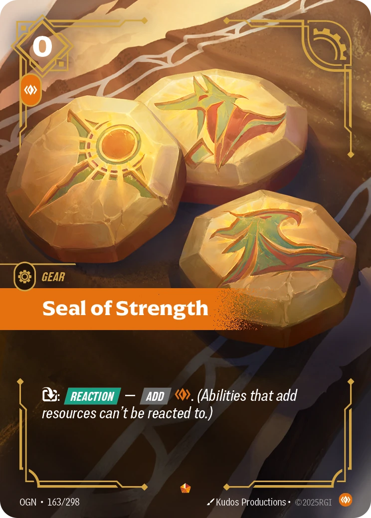 Seal of Strength 卡圖