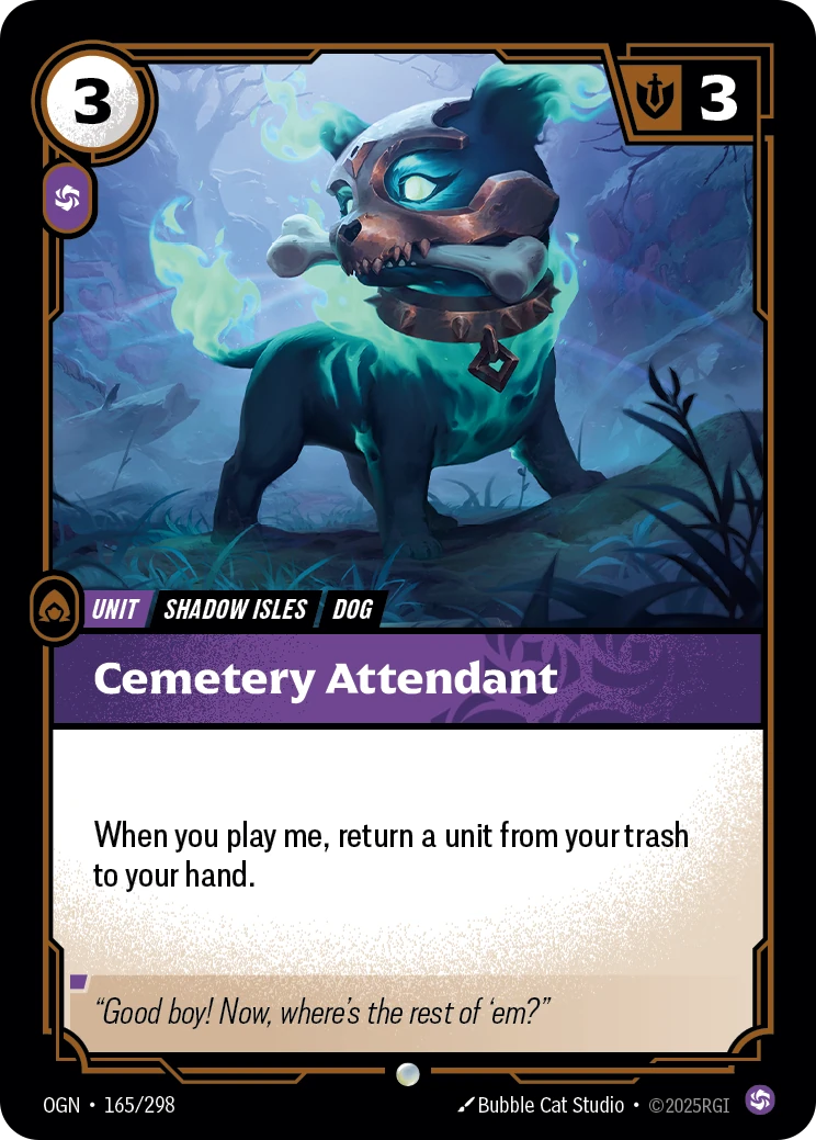 Cemetery Attendant 卡圖