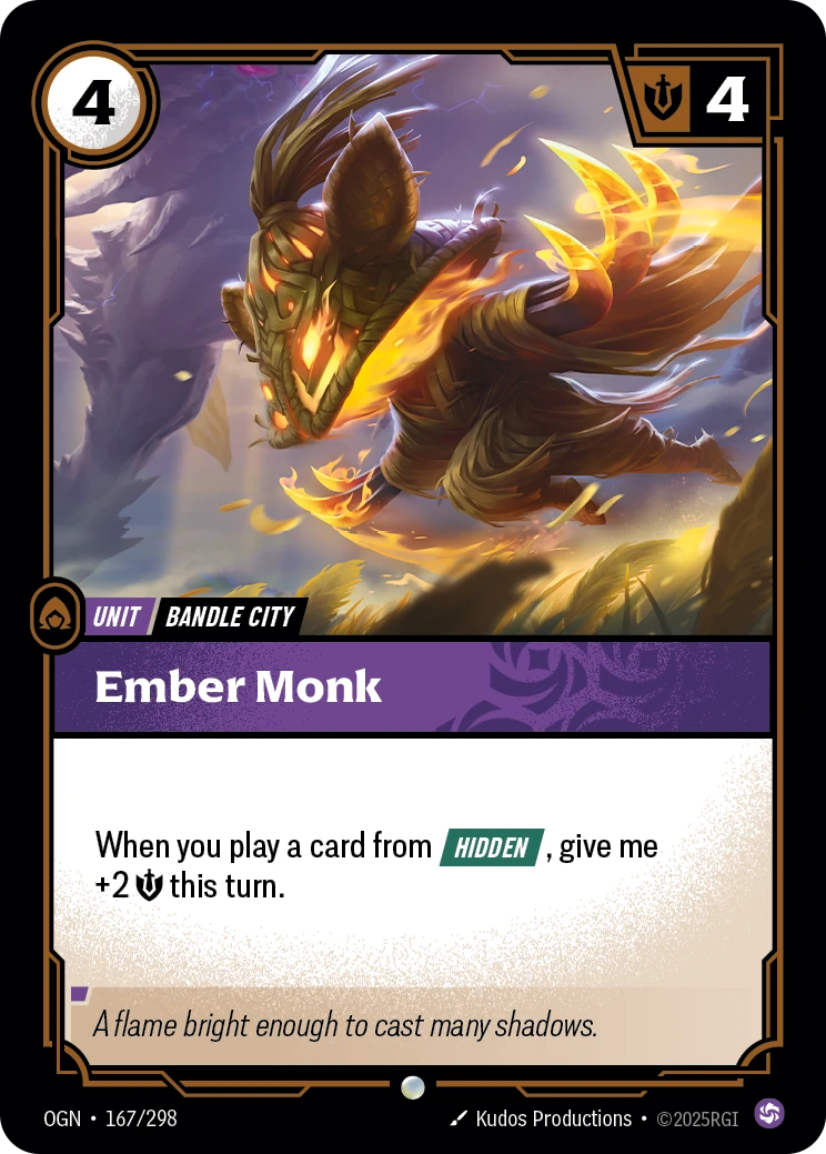 Ember Monk 卡圖