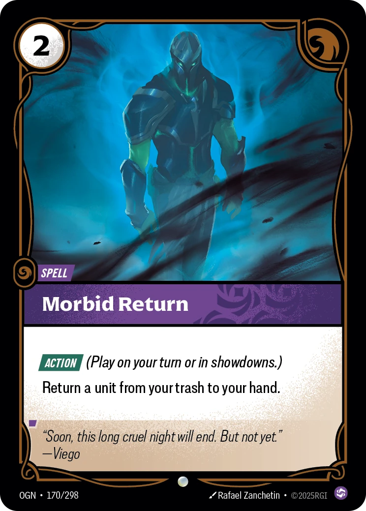 Morbid Return 卡圖