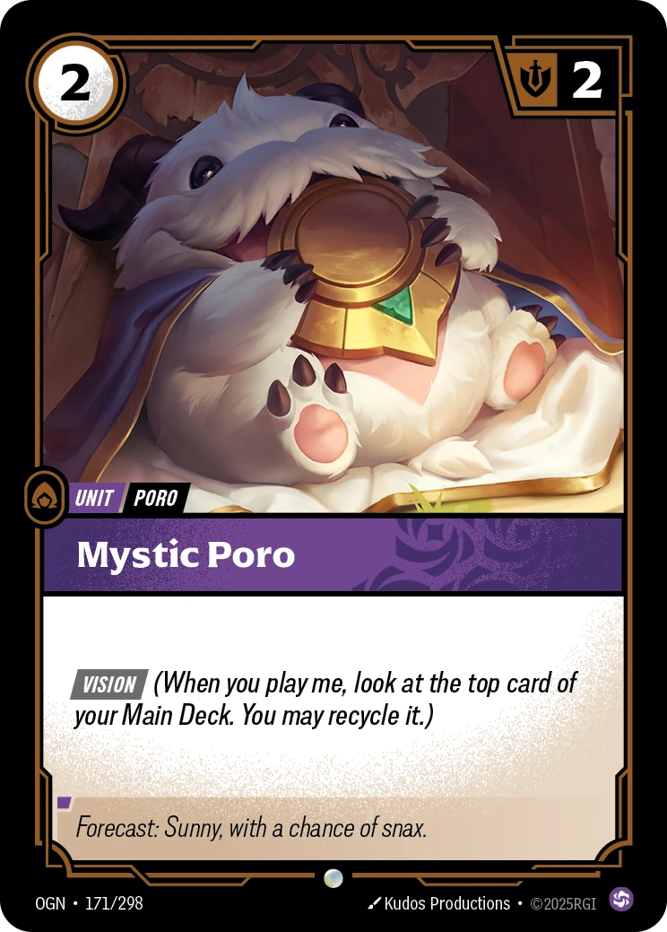 Mystic Poro 卡圖