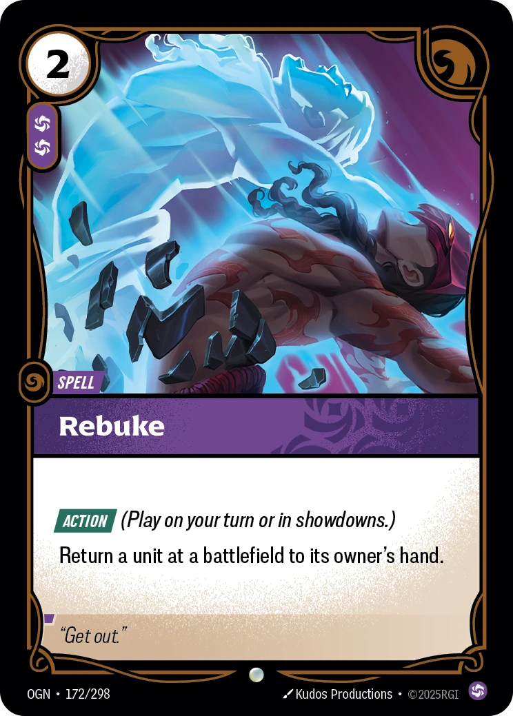 Rebuke 卡圖