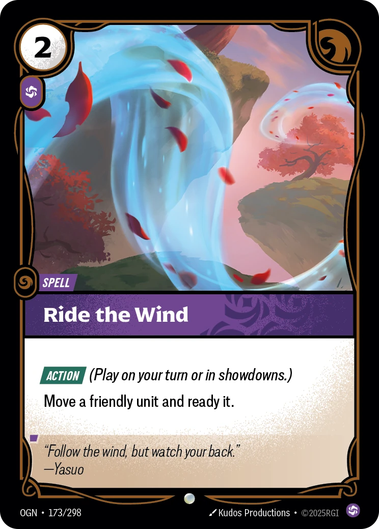 Ride the Wind 卡圖