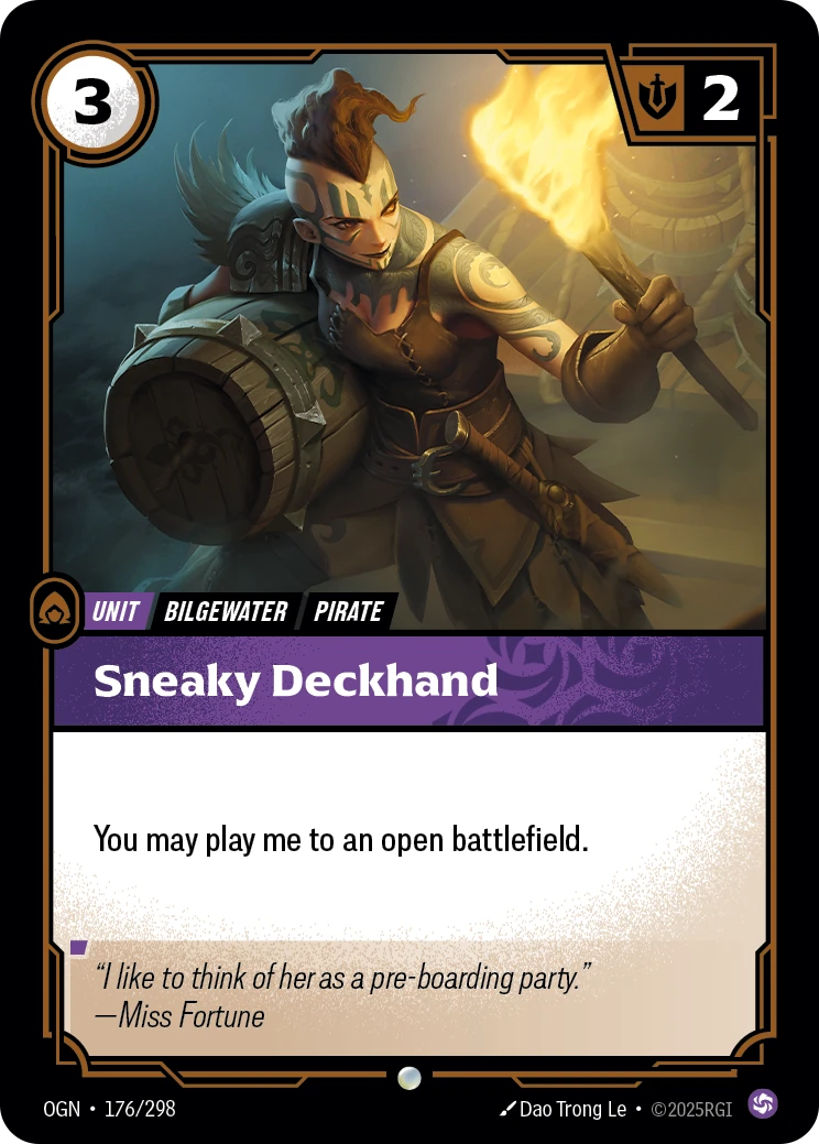 Sneaky Deckhand 卡圖