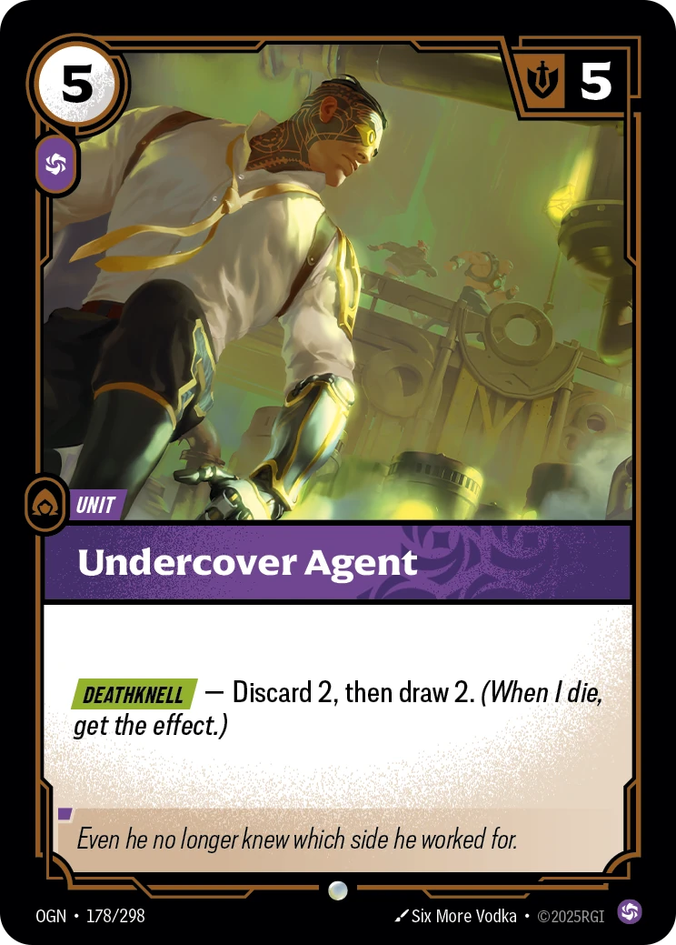 Undercover Agent 卡圖
