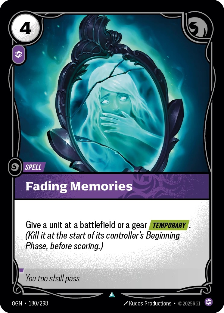 Fading Memories 卡圖