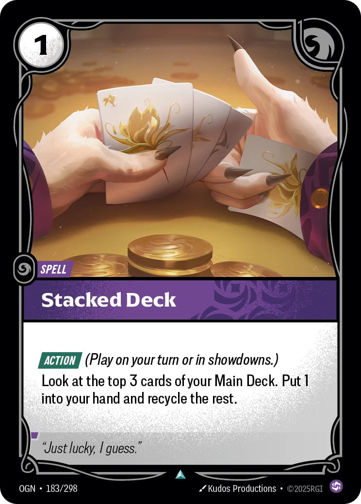 Stacked Deck 卡圖