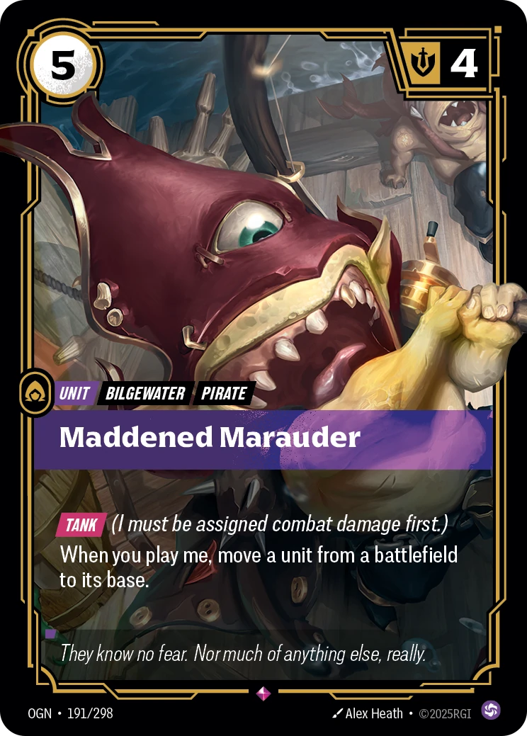 Maddened Marauder 卡圖