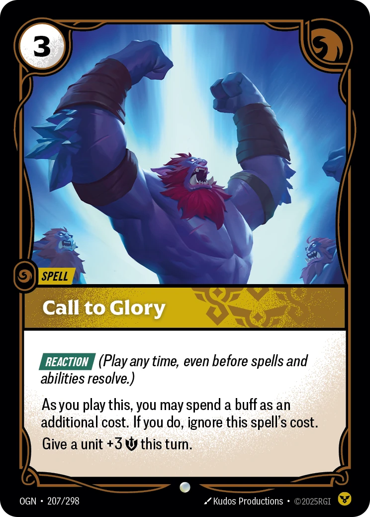 Call to Glory 卡圖