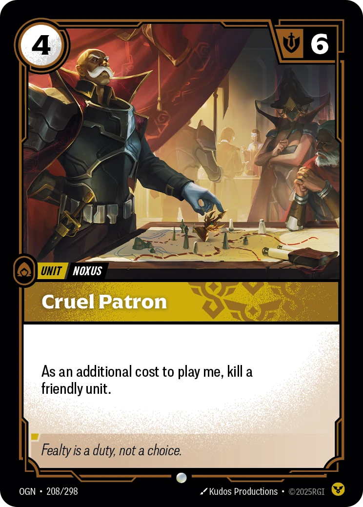 Cruel Patron 卡圖