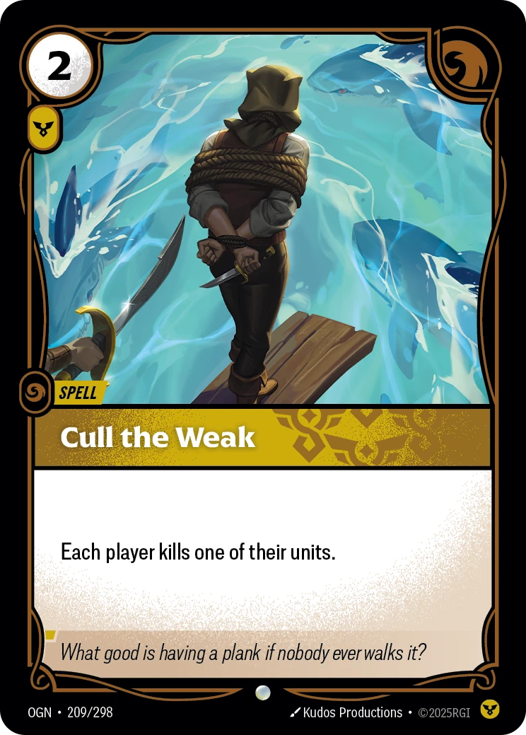 Cull the Weak 卡圖