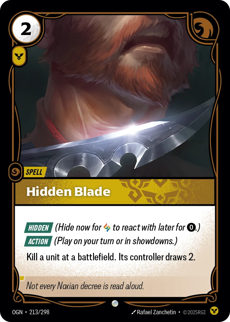 Hidden Blade 卡圖