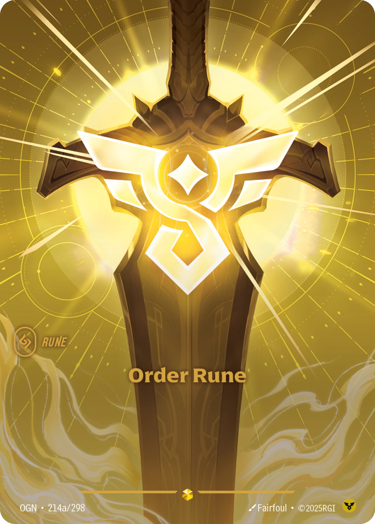 Order Rune 卡圖