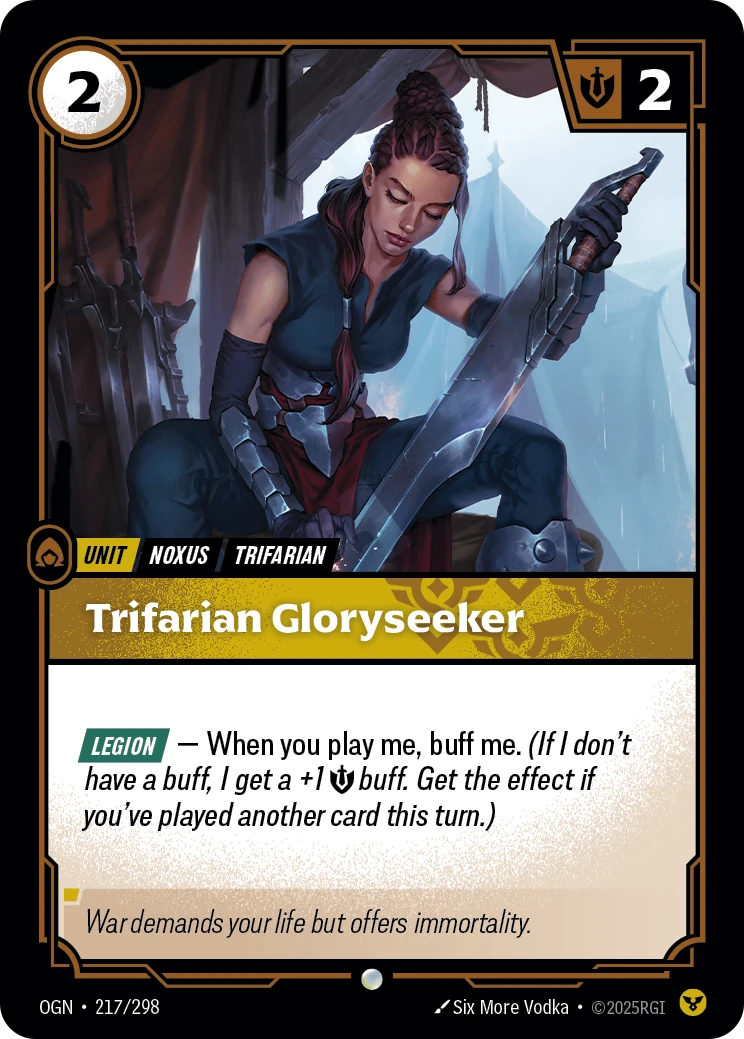 Trifarian Gloryseeker 卡圖