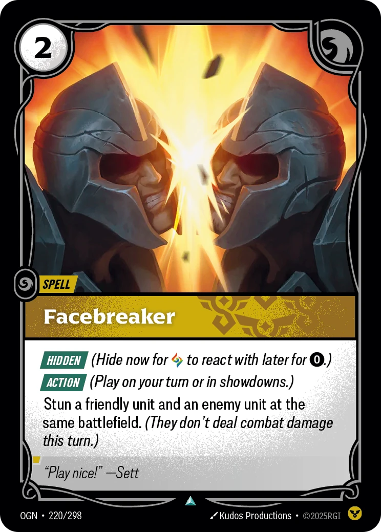 Facebreaker 卡圖
