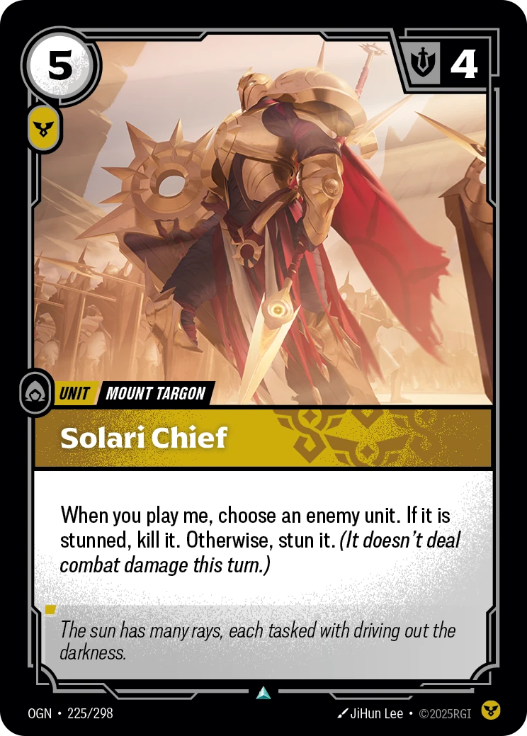 Solari Chief 卡圖