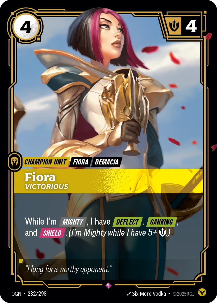 Fiora, Victorious 卡圖