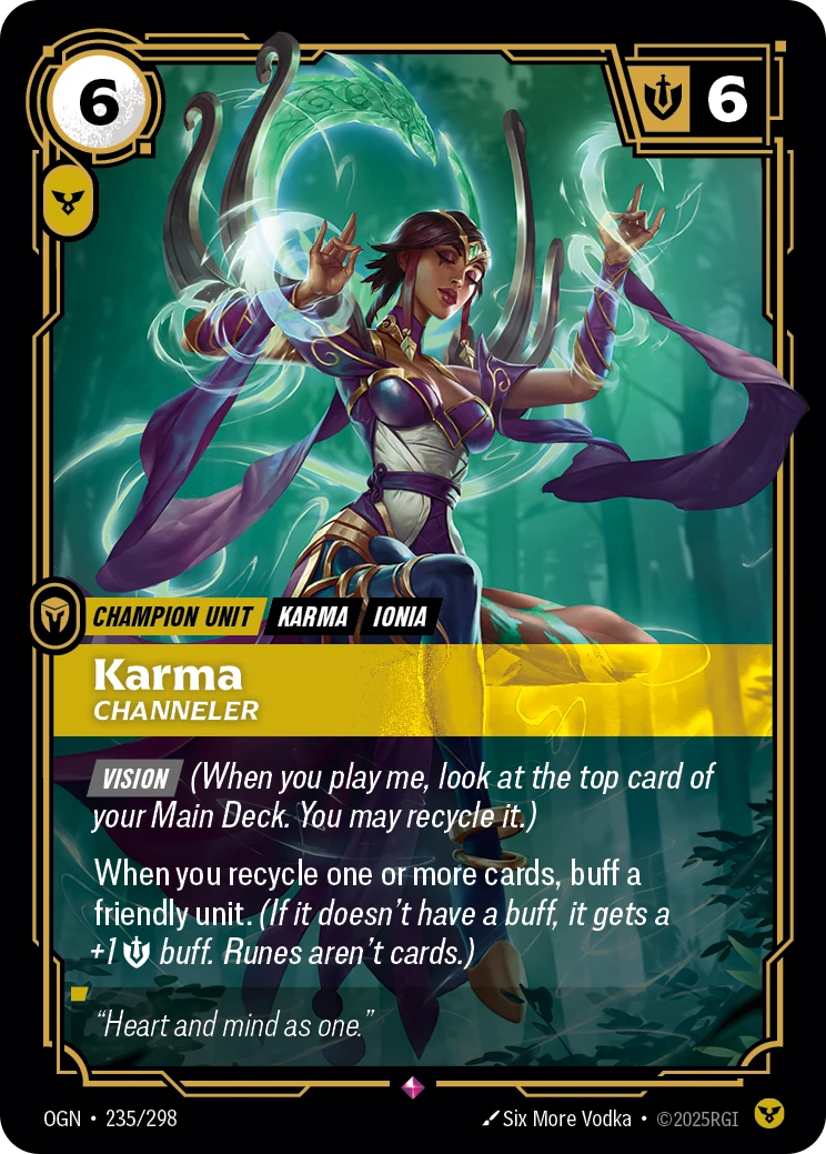 Karma, Channeler 卡圖