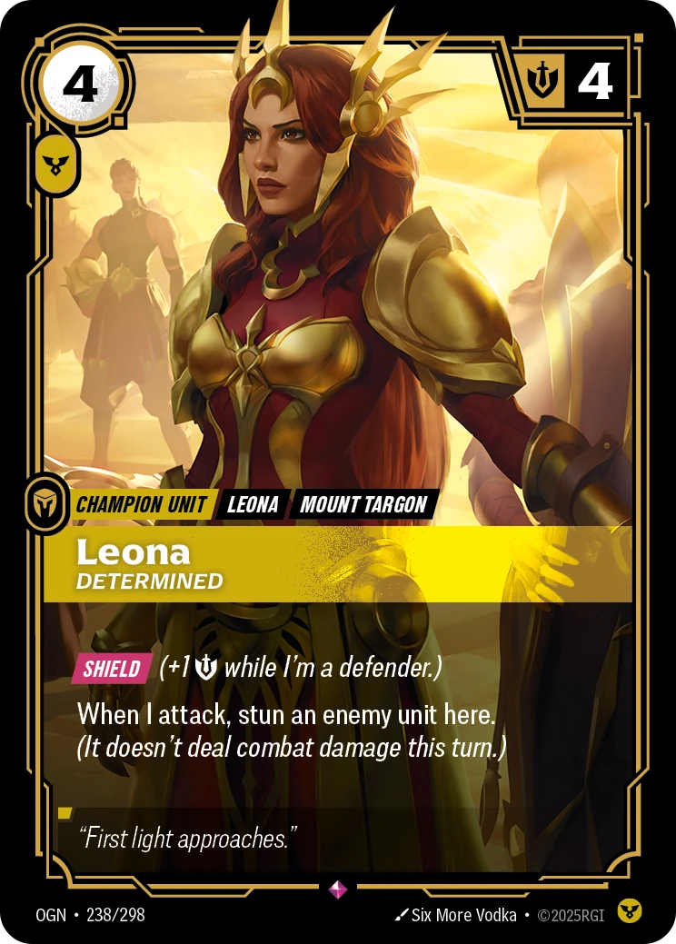 Leona, Determined 卡圖