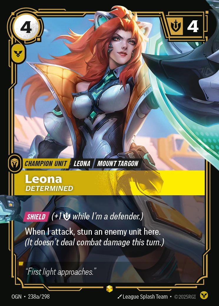 Leona, Determined 卡圖
