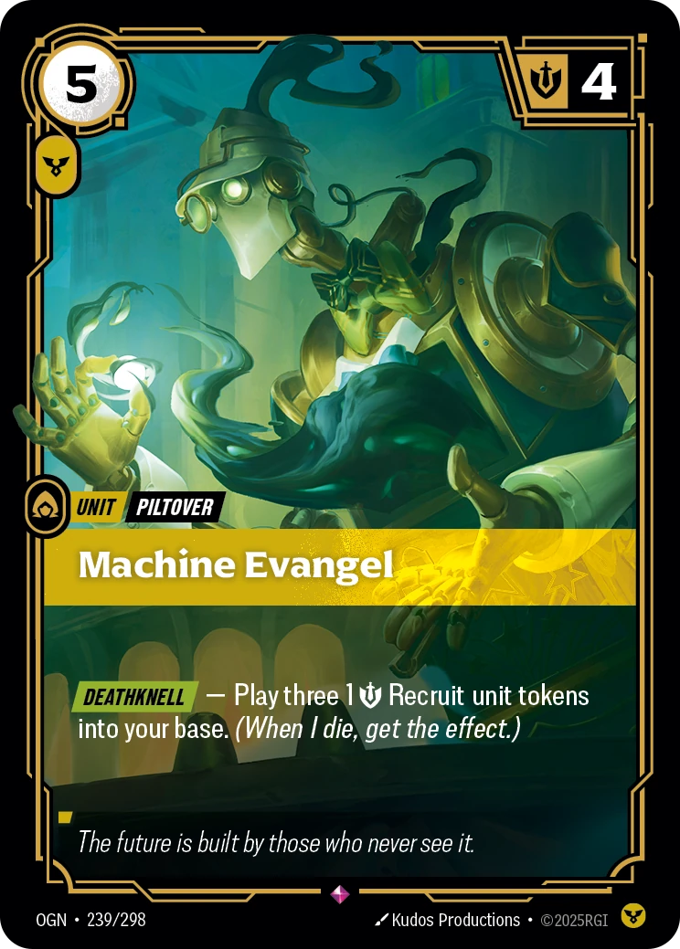 Machine Evangel 卡圖