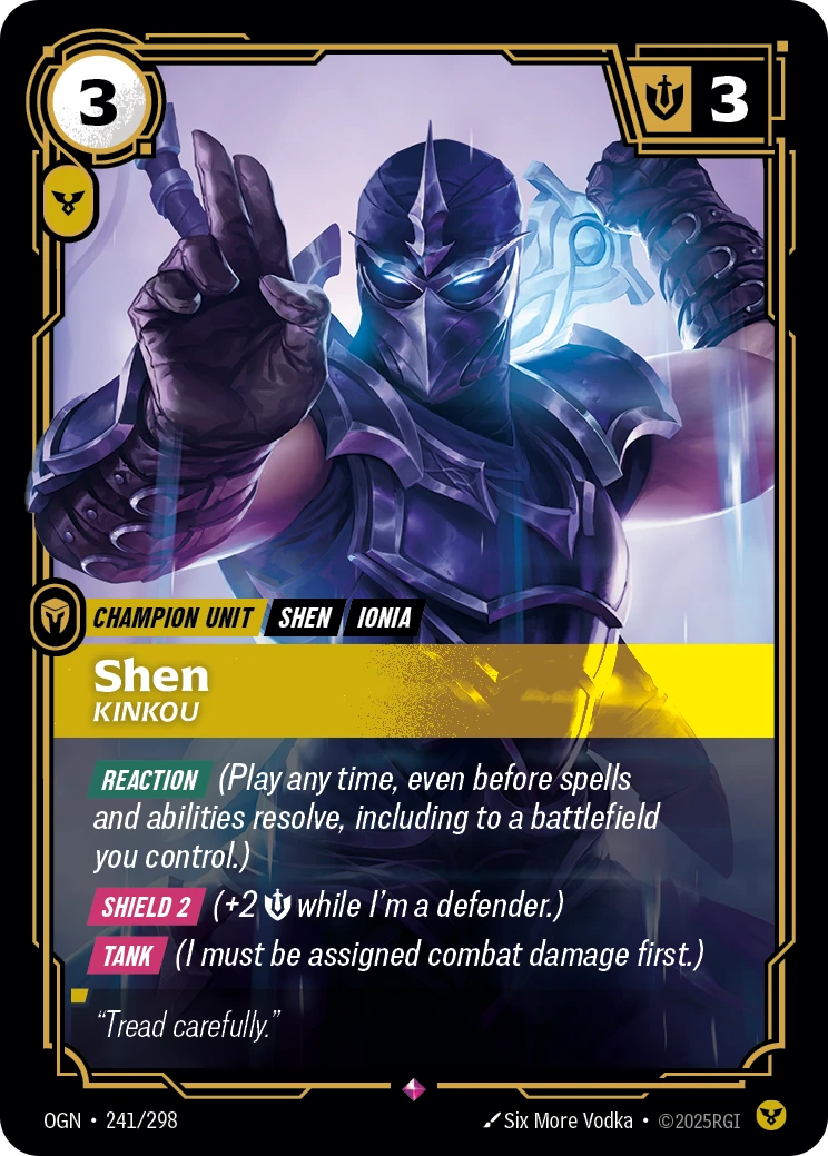 Shen, Kinkou 卡圖