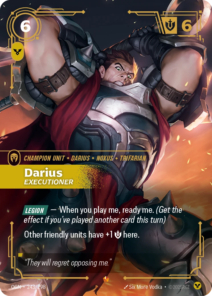 Darius, Executioner 卡圖