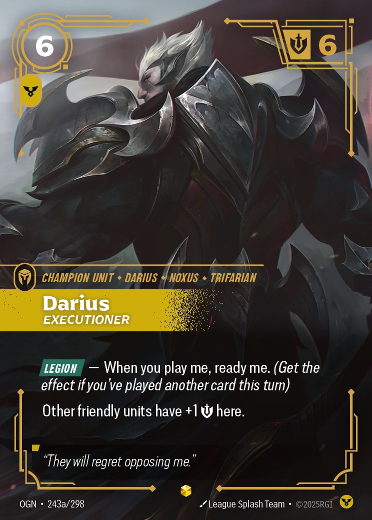 Darius, Executioner 卡圖