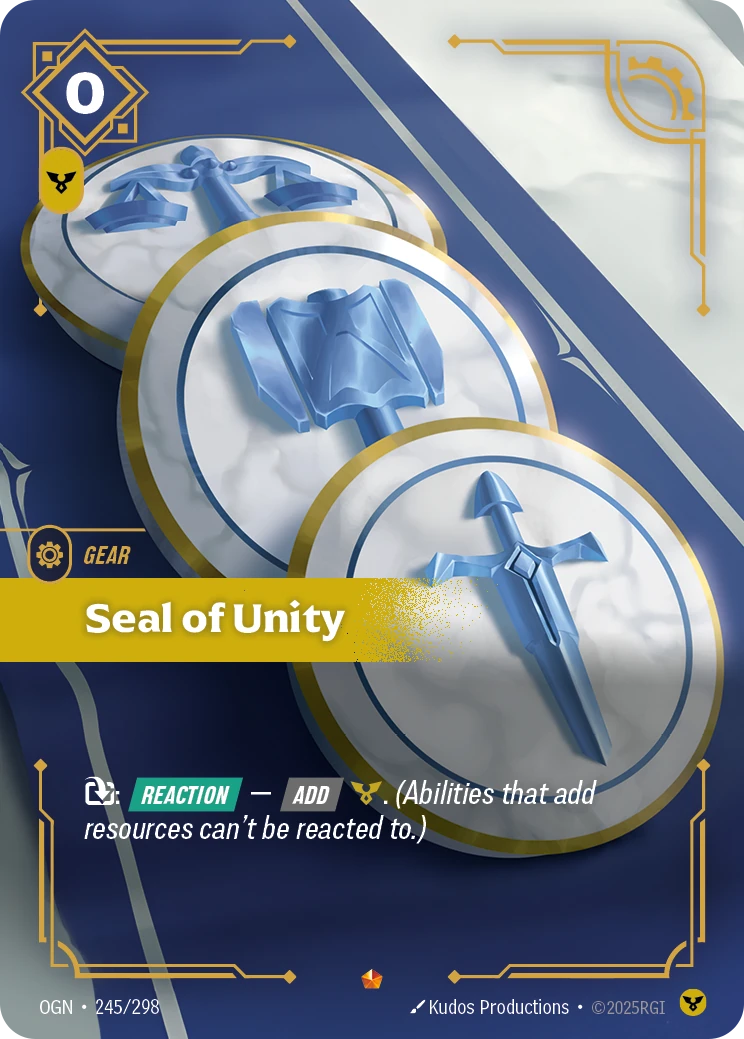 Seal of Unity 卡圖
