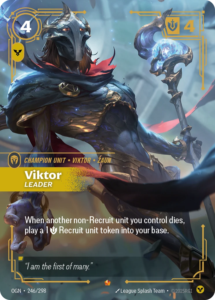 Viktor, Leader 卡圖