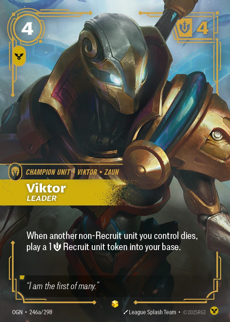 Viktor, Leader 卡圖