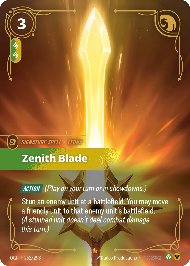 Zenith Blade 卡圖