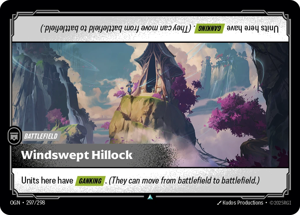 Windswept Hillock 卡圖