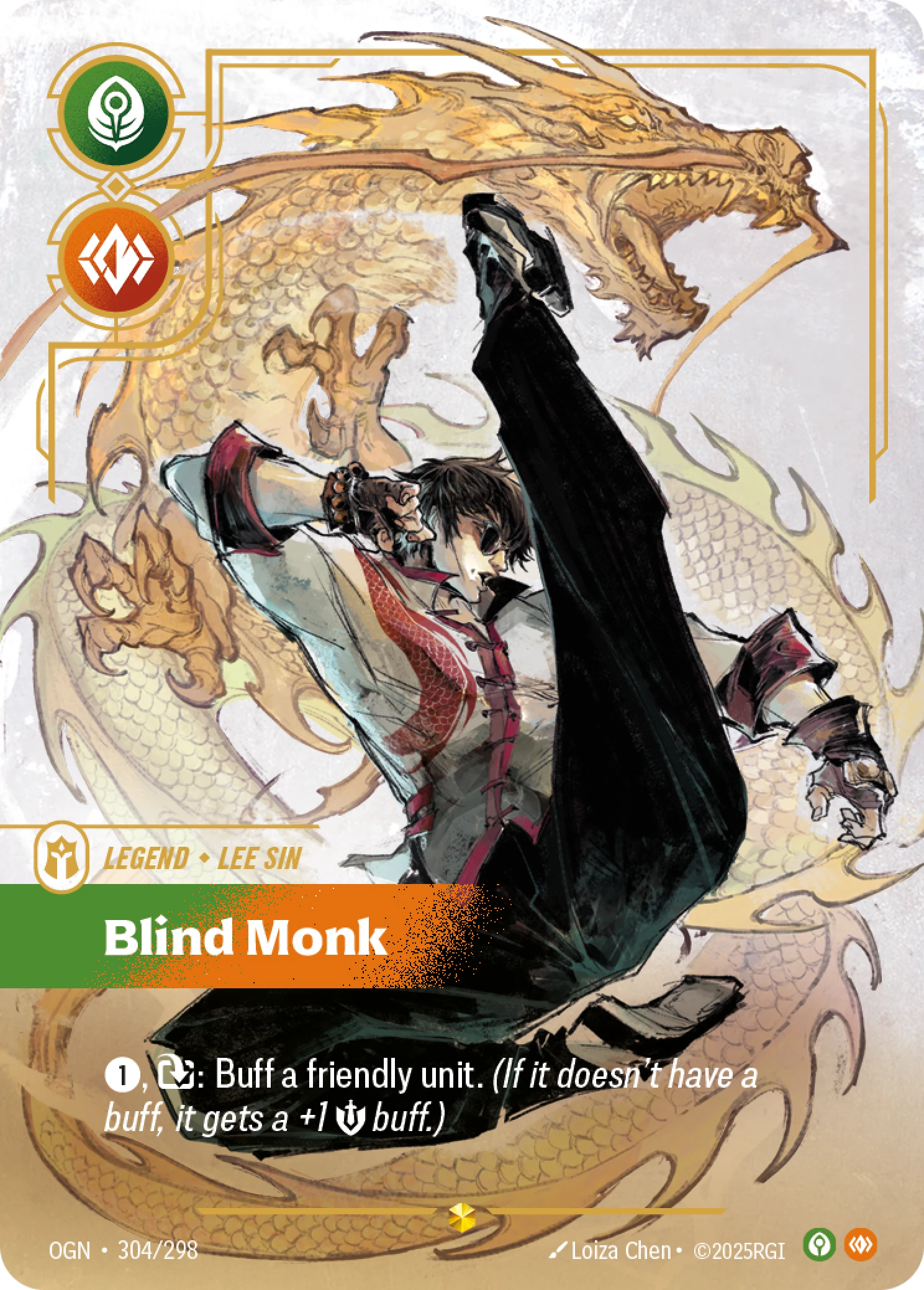 Blind Monk 卡圖