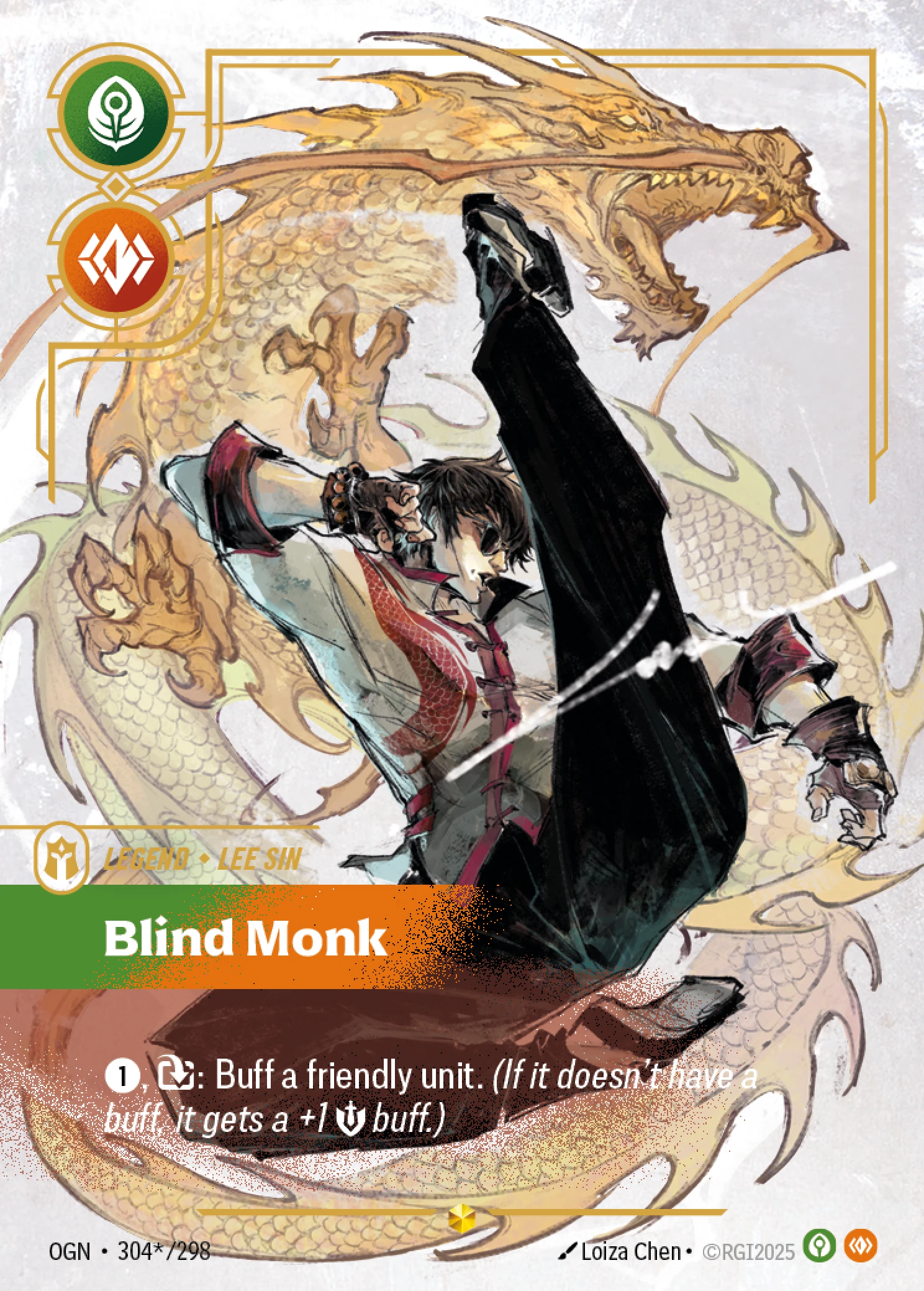 Blind Monk 卡圖