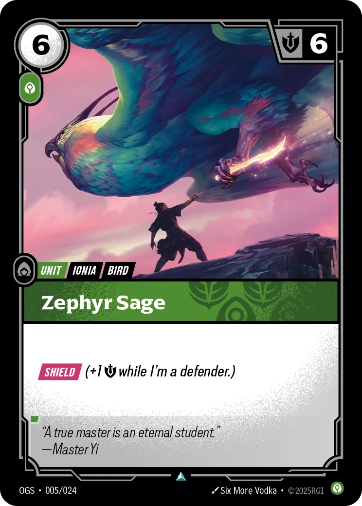 Zephyr Sage 卡圖