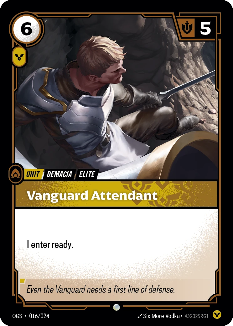 Vanguard Attendant 卡圖