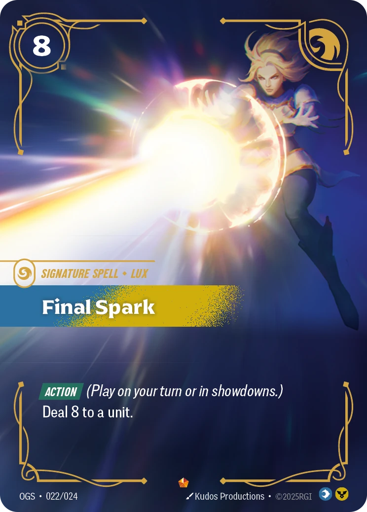 Final Spark 卡圖