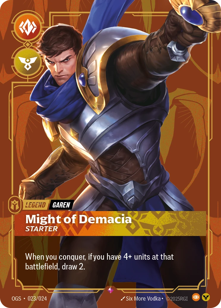 Might of Demacia - Starter 卡圖