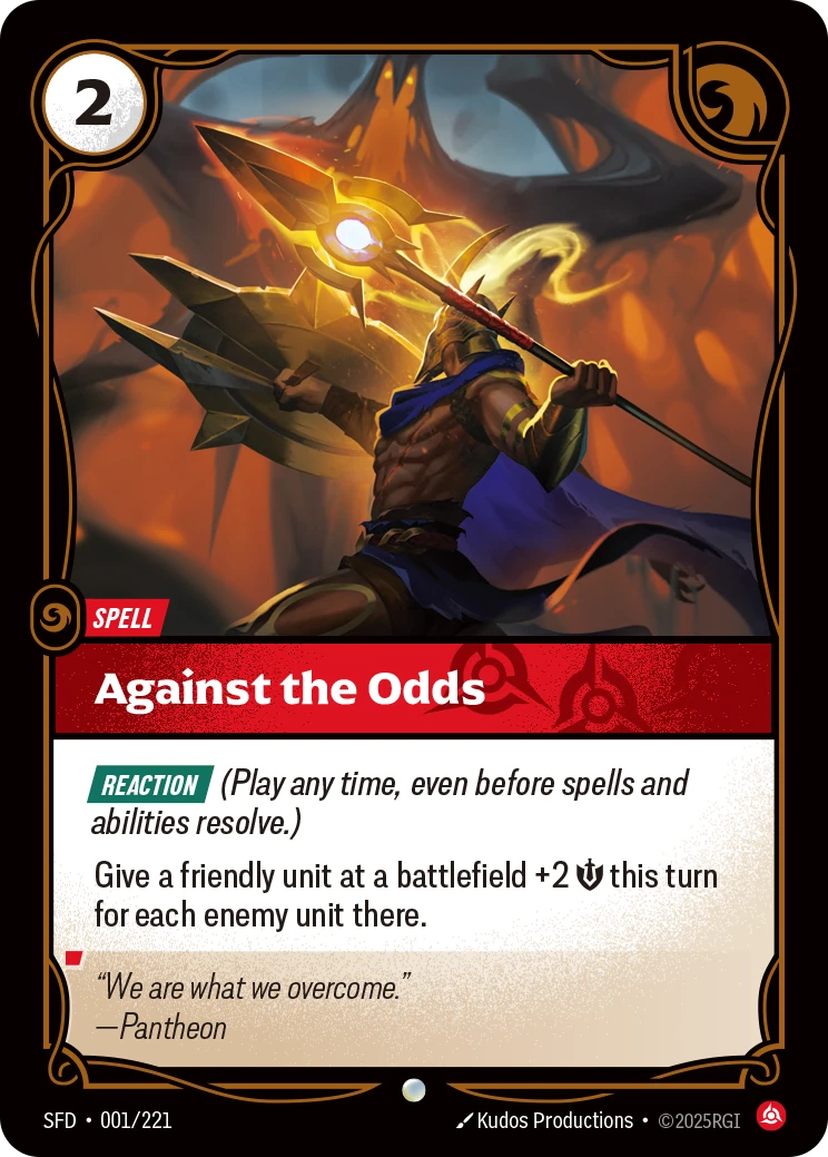 Against the Odds 卡圖
