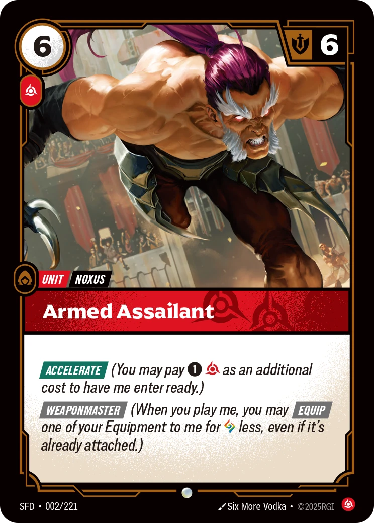 Armed Assailant 卡圖