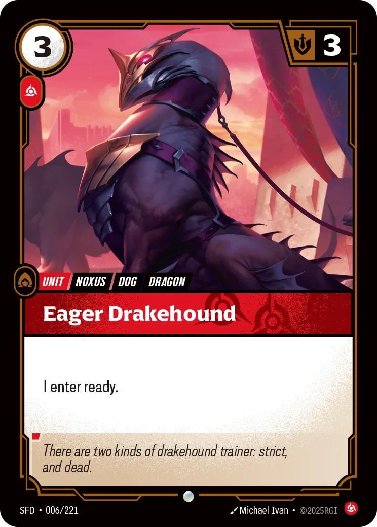 Eager Drakehound 卡圖