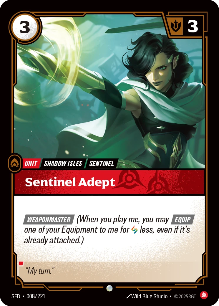 Sentinel Adept 卡圖