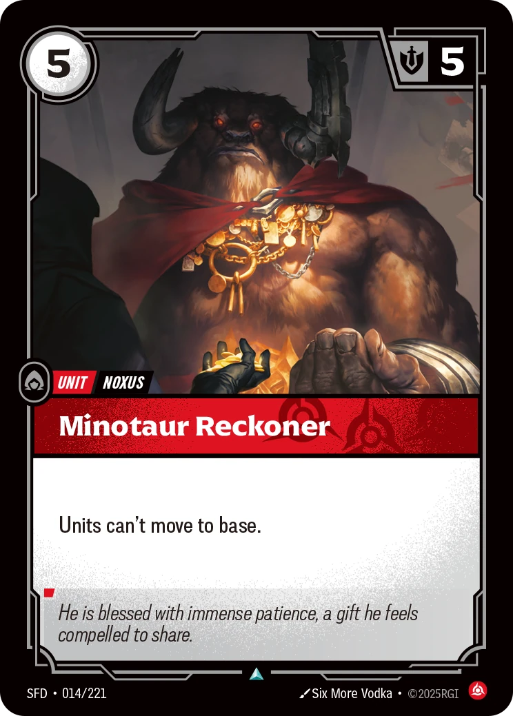 Minotaur Reckoner 卡圖