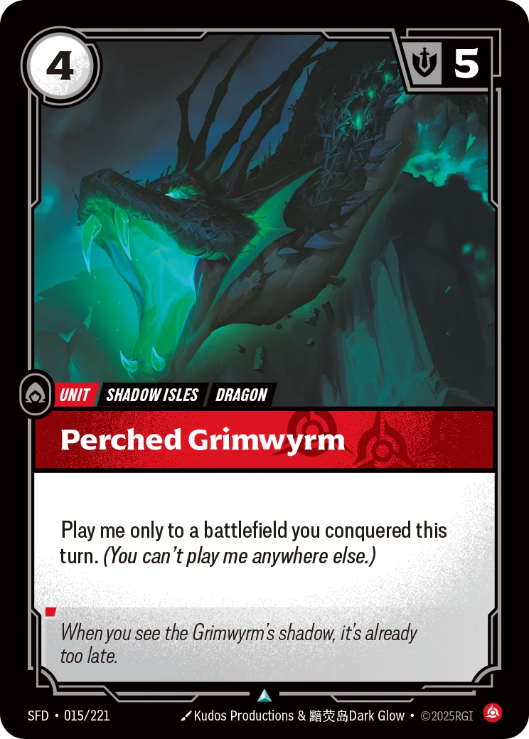 Perched Grimwyrm 卡圖