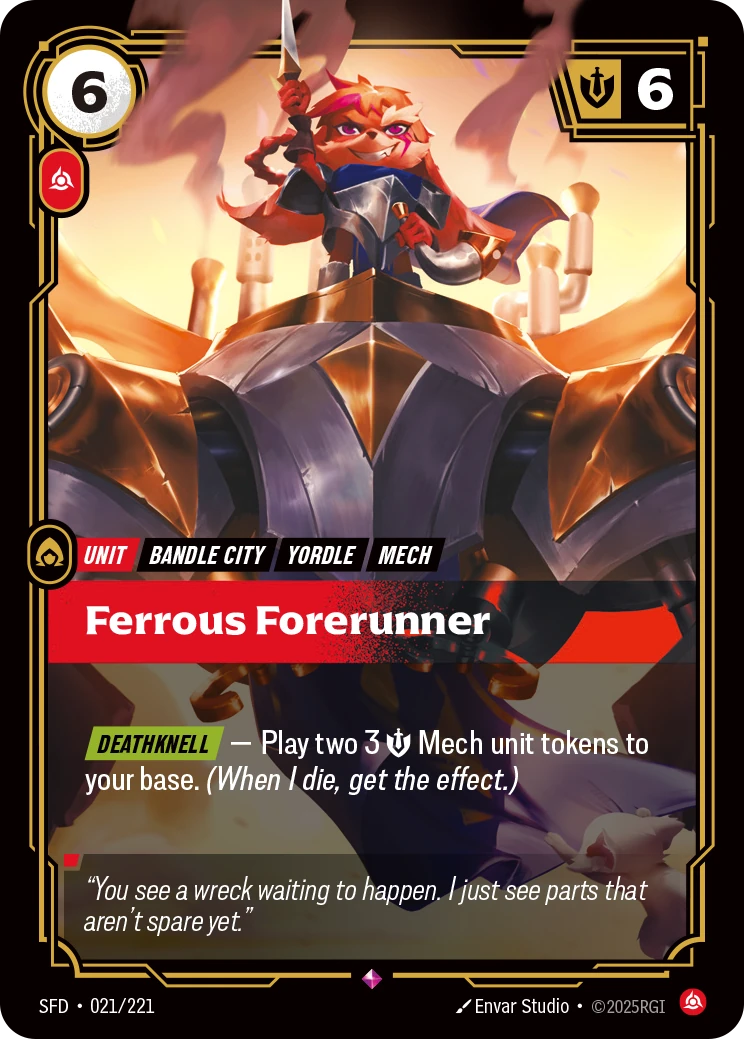 Ferrous Forerunner 卡圖
