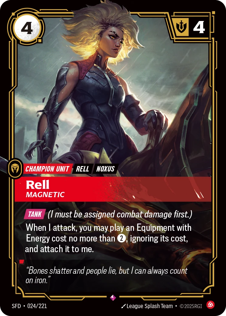 Rell, Magnetic 卡圖