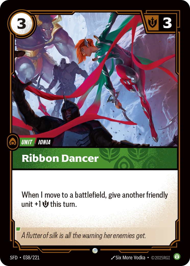 Ribbon Dancer 卡圖