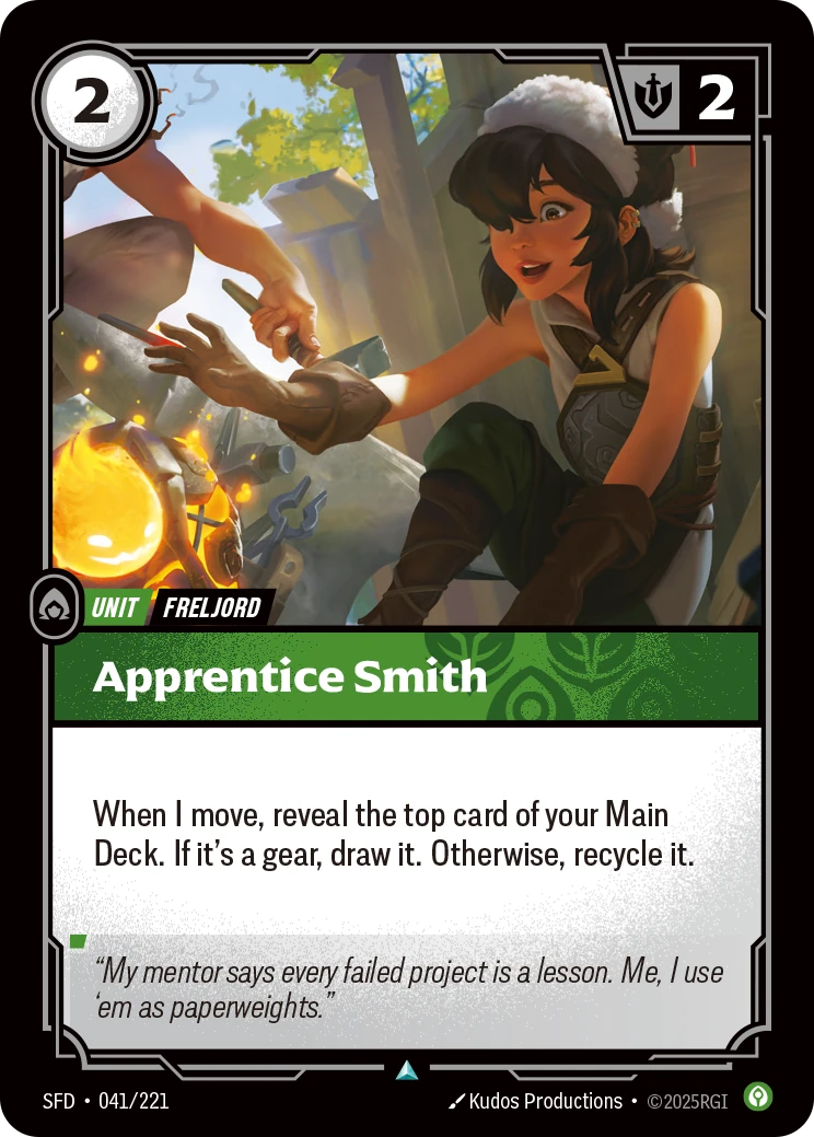 Apprentice Smith 卡圖